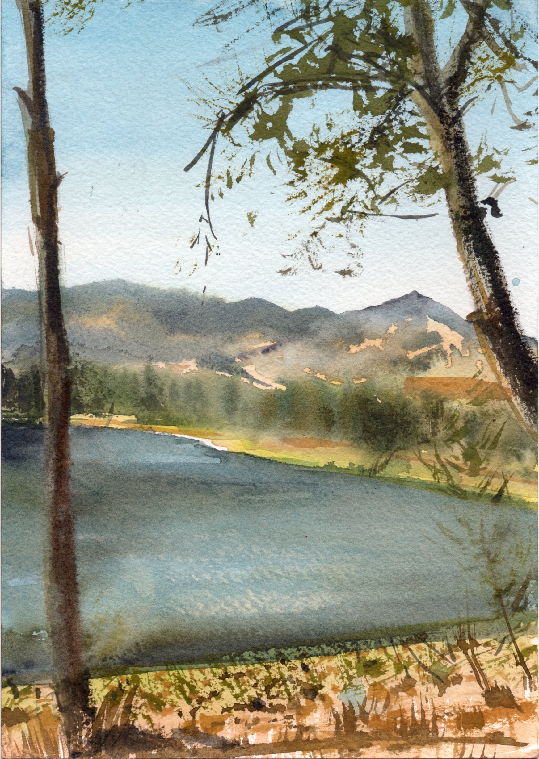 Sketchbook: Lakeside View